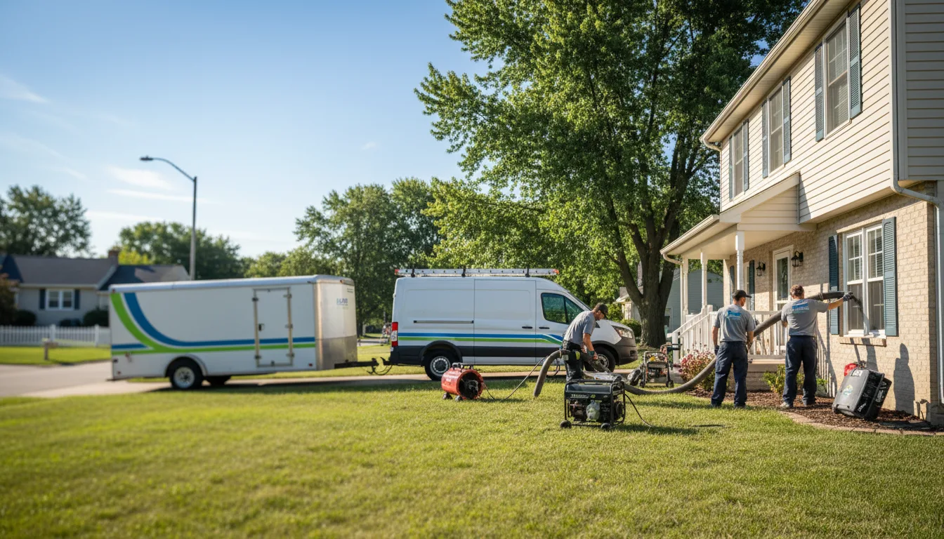 Flooded Basement Restoration And Cleanup With Repair in Gentry, AR near me